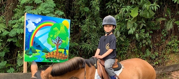 Equestrian Kids: projeto ensina equitação para pequenos no Clube de Campo da APM