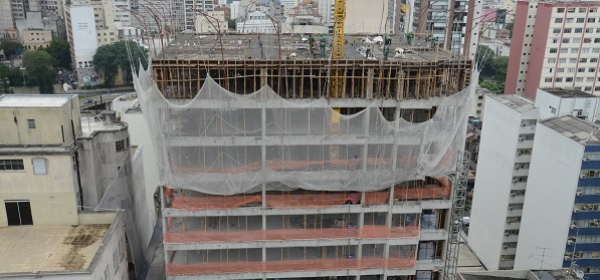 Novo prédio da APM já está na última laje