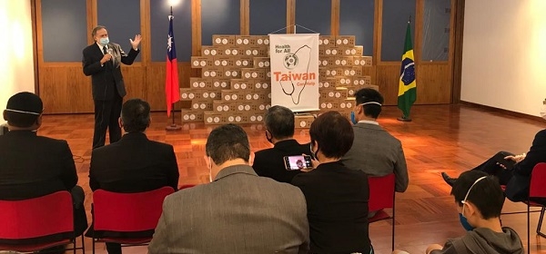 APM recebe doação de máscaras do governo de Taiwan
