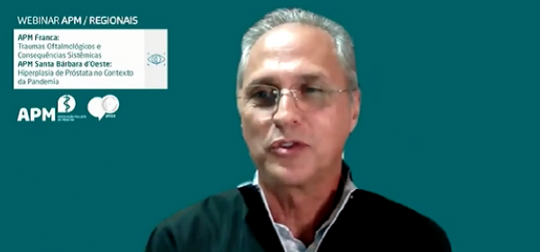 Webinar APM/Regionais debate traumas oftalmológicos e hiperplasia de próstata