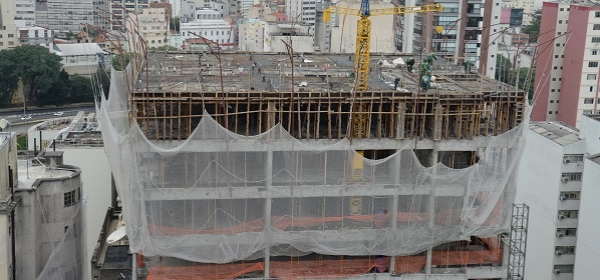 Novo prédio da APM já está na última laje