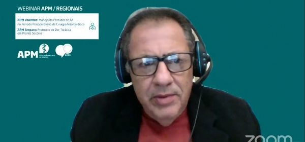 Cardiologia é tema do debate do Webinar APM/Regionais