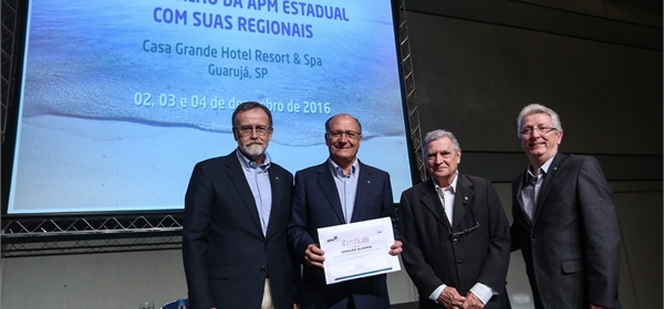 Governador Geraldo Alckmin participa de encontro da APM com suas Regionais
