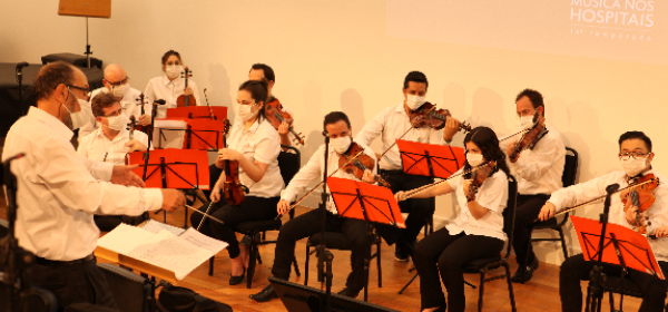 Hospital Pérola Byington recebe apresentação do Música nos Hospitais
