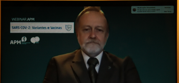 Webinar APM aborda vacinas e variantes do SARS-CoV-2 com Jorge Elias Kalil Filho