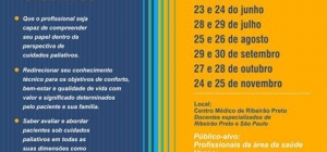Ribeirão Preto oferece curso de Cuidados Paliativos a partir de março